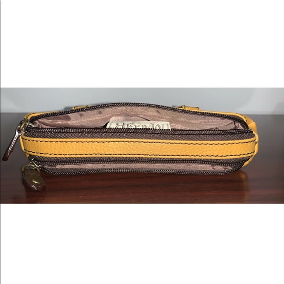 MaggiB Mini Belt Pouch Fanny Pack Mustard Yellow - Picture 4 of 7